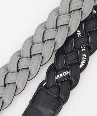 23区GOLF 【MEN】リバーシブルロゴメッシュベルト ブラック系