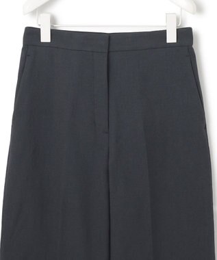 ICB 【接触冷感・UVカット・透け防止・吸水速乾・洗える】 シェルタリングドライオックス ワイドパンツ ブラック系