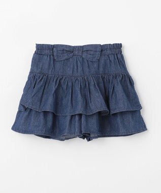 ANY KIDS 柄キュロット インディゴ