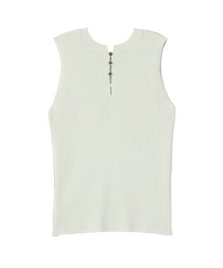 earth music&ecology 前後2WAYスリット釦タンクトップ Mint