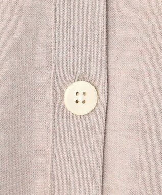 23区 【先行予約】バイカラーダブルフェイス ニット カーディガン ベージュ×イエロー