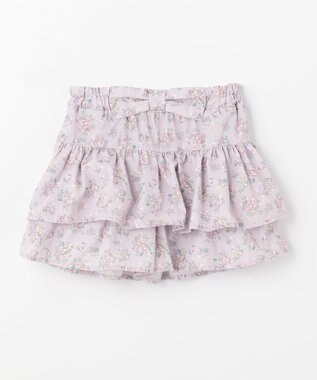 ANY KIDS 柄キュロット ラベンダー花柄