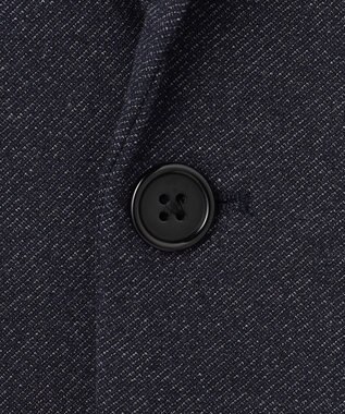 UNFILO MENS コンフォートジャージー ジャケット ネイビー