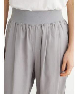 Green Parks ・ｆｕｒｒｙ　ｒａｔｅ　リブキリカエジョガーパンツ Light Gray