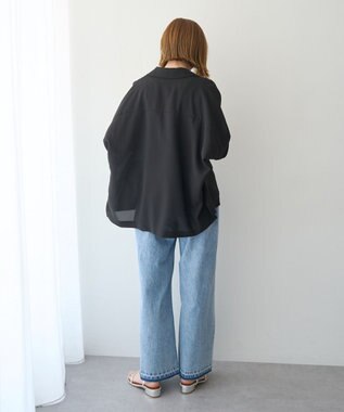 YECCA VECCA 【マシンウォッシャブル】シアージャケット Black