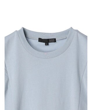 Green Parks ・ＳＵＧＡＲ　ＳＰＯＯＮ【ＣＯＯＬ】フレンチスリーブＴＥＥ Blue