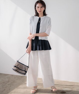 組曲 【先行予約】エンブロイダリーレース パンツ ホワイト系