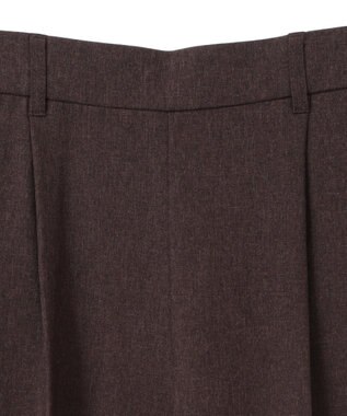 Green Parks きれいシルエット麻調パンツ（テーパード） Light Beige