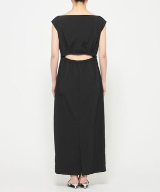 uncrave ライトプルーフナイロン ドロストワンピース ブラック