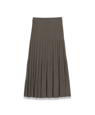 JOSEPH 【洗える】メリノウールリブ　ニットスカート Mushroom