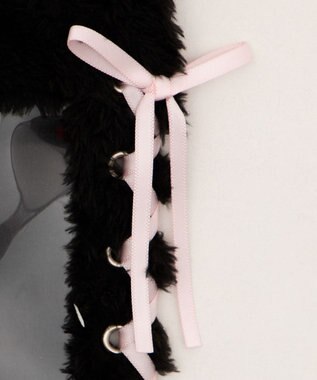 WEGO 【痛バ＆推し活グッズ】なりきりネコロングフォトケースキーホルダ－ ブラック