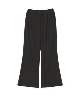 Green Parks カットフレアパンツ Black