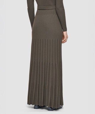 JOSEPH 【洗える】メリノウールリブ　ニットスカート Mushroom