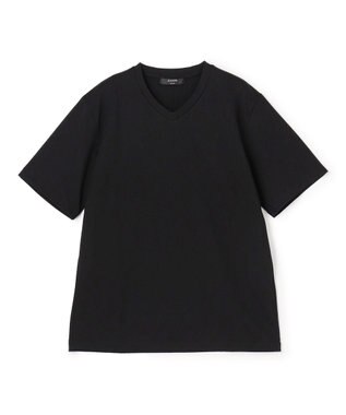 JOSEPH HOMME 【新色追加】ハイゲージベアスムース　VネックＴシャツ ブラック系