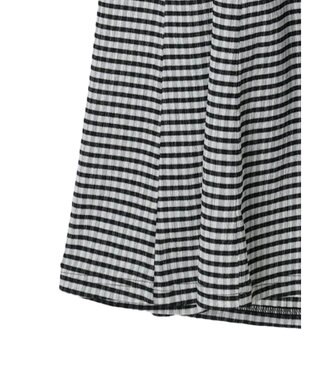 earth music&ecology チェックキャミワンピース Check Black