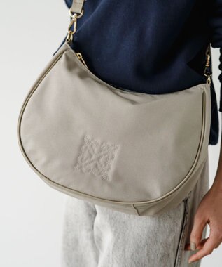 russet ＜360g/撥水性あり＞ コーデュラナイロン2wayショルダーバッグ(CE-1537) L.Greige