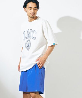 SHARE PARK MENS 【UNISEX】UVカット カレッジロゴTシャツ ホワイト