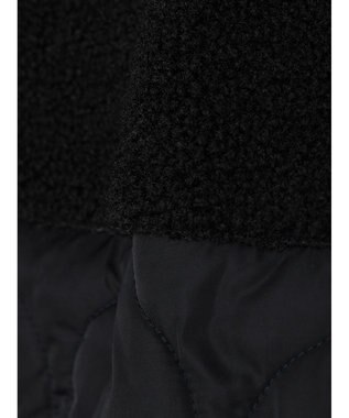 CRAFT STANDARD BOUTIQUE ボア＆キルティングスタンドコート Dark Navy