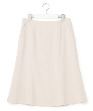 23区 L 【セットアップ対応/洗える】合繊 セットアップ スカート ベージュ系