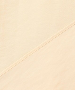 UNFILO シアーサテン ロングシャツワンピース バターイエロー