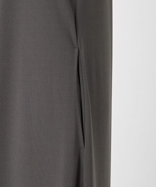 23区 S 【GOLD LABEL】リュクスジャージー アシンメトリードレープ ワンピース グレー系