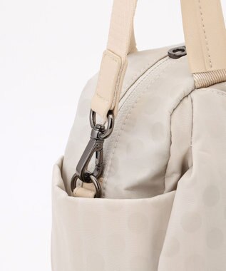 Y'SACCS 【大人のおしゃれ手帖10月号掲載】市川実和子×Y'SACCS　ドットミニボストン アイボリー