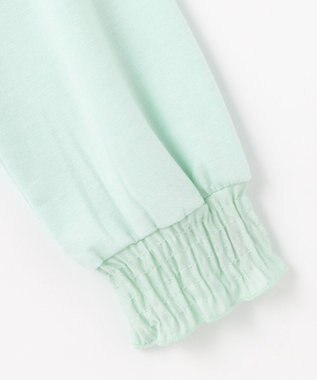 ANY 【洗濯機可】シャーリングデザインプルオーバー サックス