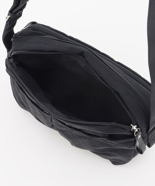 LA BAGAGERIE 【MONICA】フロントポケットショルダーバッグ ブラック