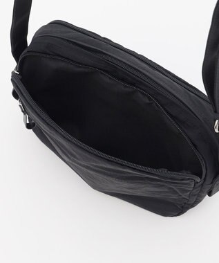 LA BAGAGERIE 【MONICA】フロントポケットショルダーバッグ ブラック