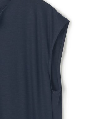 BEIGE， 【WEB限定・洗える】MELISSA / バックシフォンスキッパーロングワンピース Navy