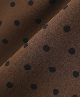 YECCA VECCA 【2点SET】キャミ付きシアードットシャツ Brown