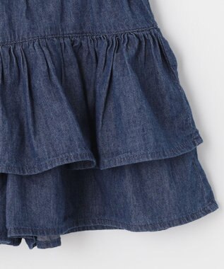 ANY KIDS 柄キュロット インディゴ