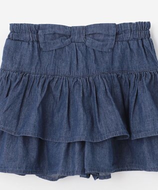 ANY KIDS 柄キュロット インディゴ