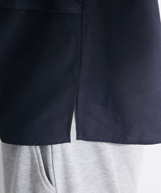 Green Parks ２ｗａｙ　フリルショートスリーブブラウス Dark Navy