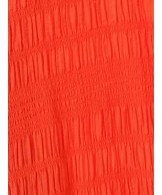 Green Parks ドロスト表面感プルオーバー Orange