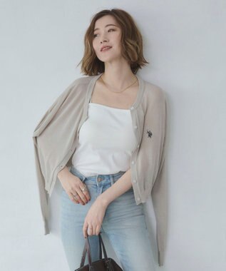 WEGO U.S. POLO ASSN.別注 シアーカーデ ライトグレー