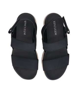 Bridget Birkin 【VINCULUM】ライトソールベルクロサンダル ブラック