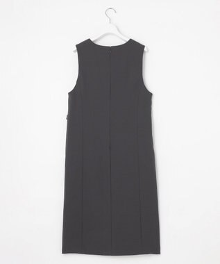 J.PRESS LADIES L 【洗える】RELAXIONツイル ジャンパースカート スレート系