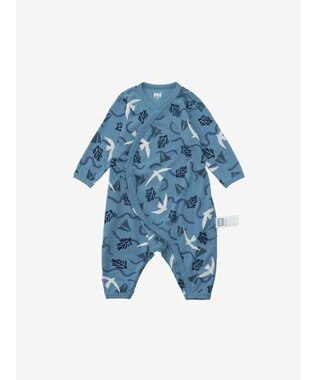 HELLY HANSEN 【べビー】マイファーストHHプリントロンパースセット ムーンライトシー