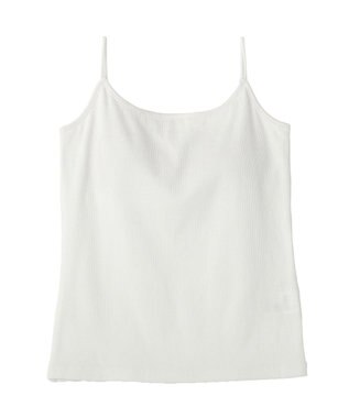 Green Parks カップ付きキャミソール White