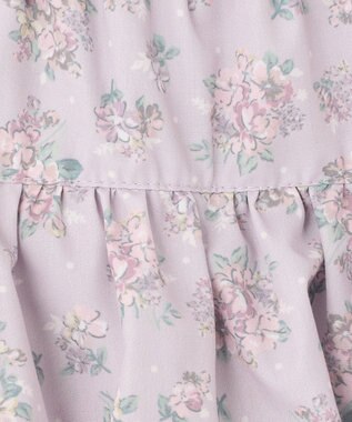 ANY KIDS 柄キュロット ラベンダー花柄