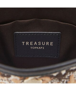 TOPKAPI 【TREASURE TOPKAPI】アニマルジャガード ミニポシェット ショルダーバッグ ベージュ