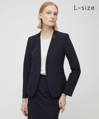 BEIGE， AUDREY / ノーカラージャケット Black