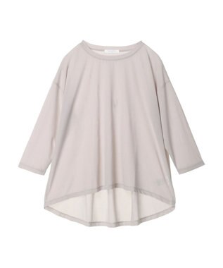 Green Parks シアーリブチュニック Gray