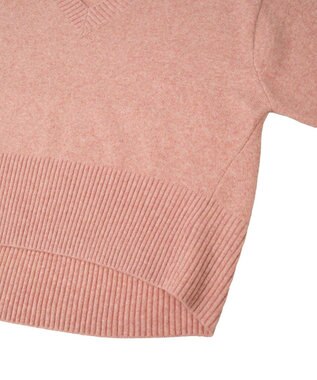 AMERICAN HOLIC ワイドリブVネックプルオーバー Pink