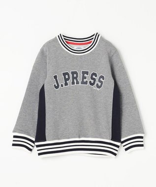 J.PRESS KIDS 【110-130cm】J.PRESSロゴ トレーナー グレー系