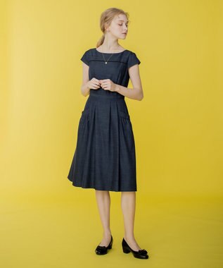 TOCCA 【洗える！】BLUE CIEL ドレス ダークネイビー系