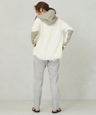 JOSEPH ABBOUD MOUNTAIN 【UNISEX】コーデュラコットン パーカー ホワイト系