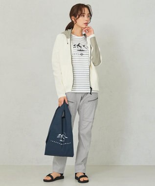 JOSEPH ABBOUD MOUNTAIN 【UNISEX】コーデュラコットン パーカー ホワイト系