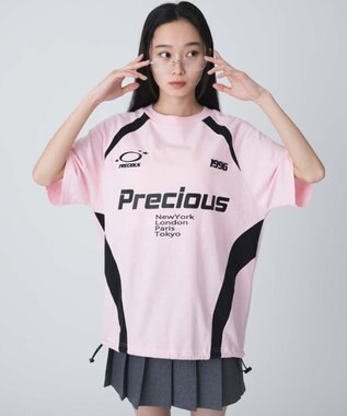 WEGO ゲームグラフィック切り替えビッグT ピンク